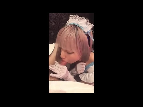 ❤️ جاپاني بت [ميوڪا]، فرينچ نوڪر جو لباس، حصو 1، بلو جاب ۽ لوشن سان جرڪ آف ️❌  ☑